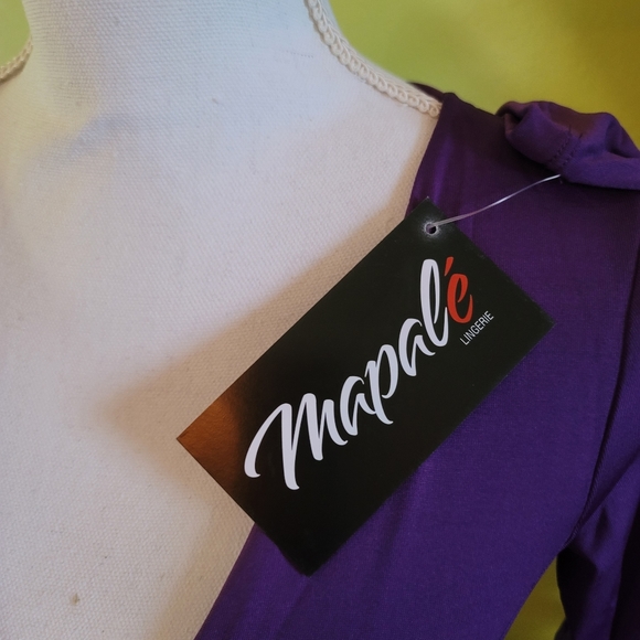 Purple Date Night Dress with Cut Out Back - Picture 3 of 5